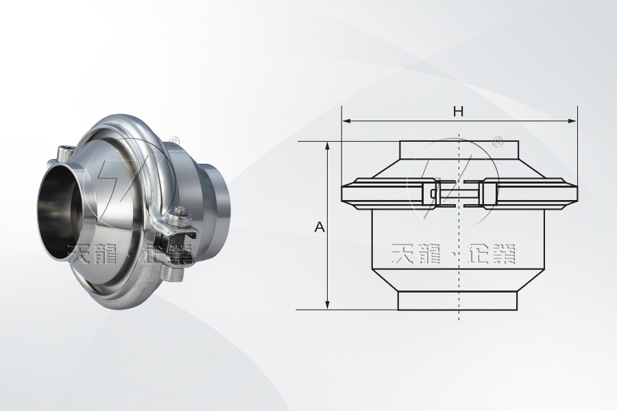 不锈钢卫生级焊接式止回阀